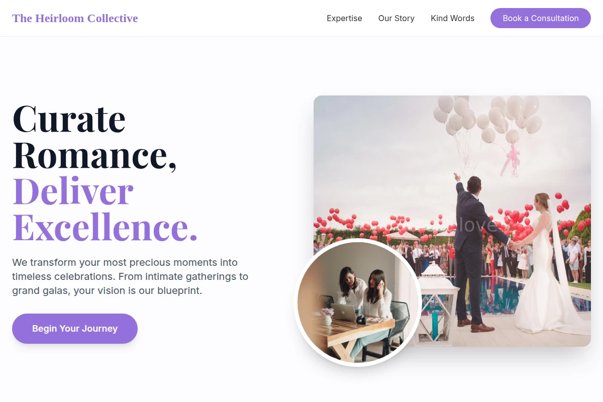 Curated Wedding Planner