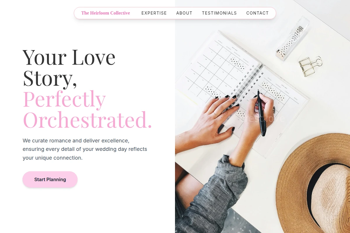 Heirloom Wedding Planner